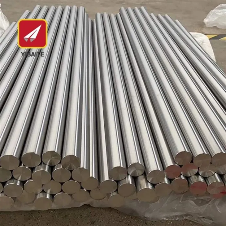High Precision Gr2 / TA2 Commercially Pure Titanium Bar, Polished Titanium Alloy Rod