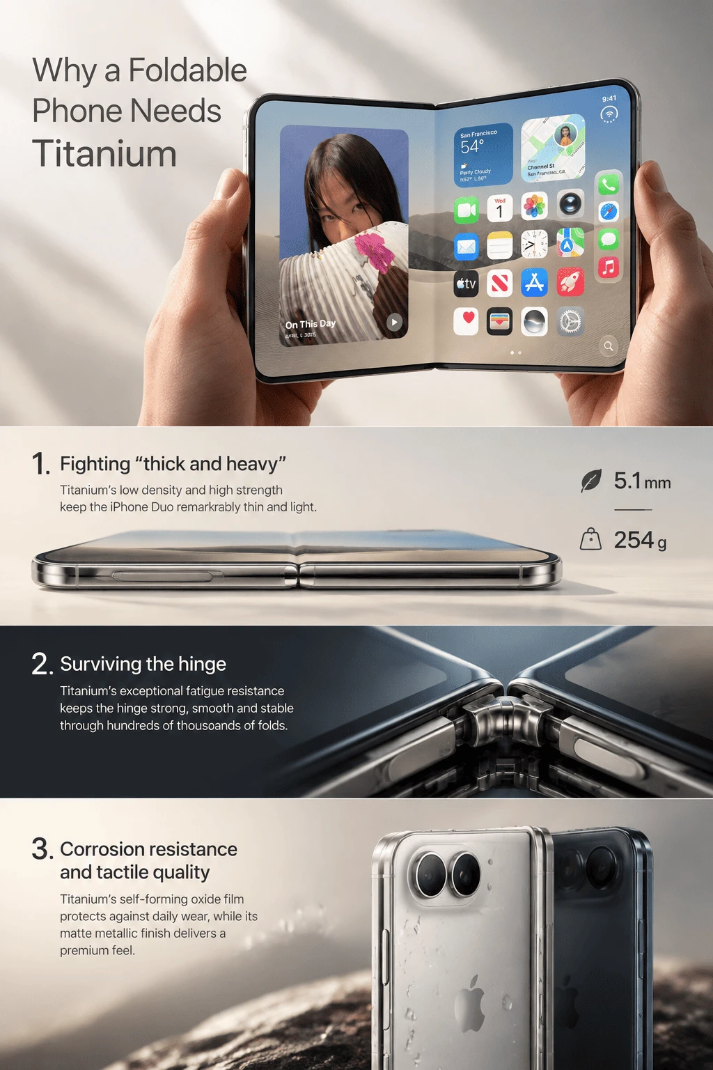 Why a Foldable Phone "Needs" Titanium Why a Foldable Phone "Needs" Titanium